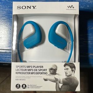 Sony water resistant headphones.  Swim headphones